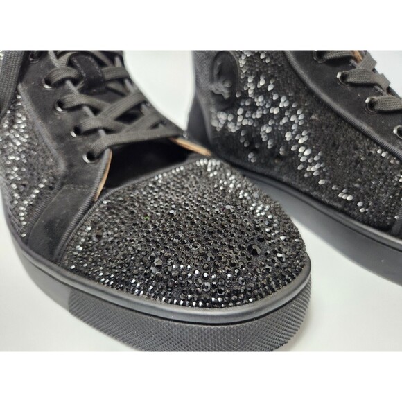 Christian Louboutin Shoes Men Size 14 Preppy Luxury‎ Gothic Rhinestone Punk Edgy - Picture 4 of 12